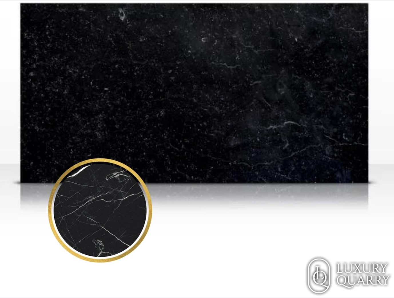 Marmeren Plaat Zwart Snijplank 45x35cm Handgemaakt Italiaans Marmer – Tapasplank Marble Cuttingboard Kaasplank - Serveerplank en Borrelplank - LuxuryQuarry® - Luxury Quarry