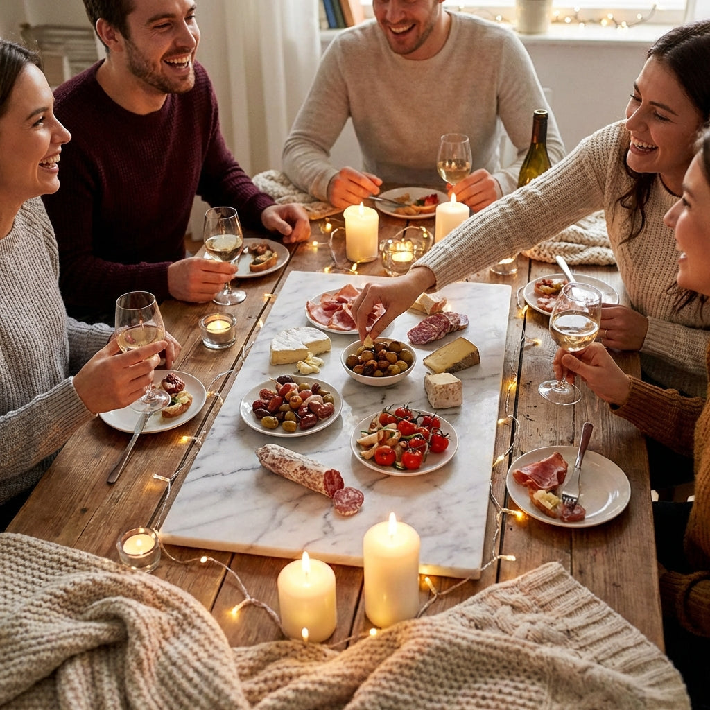 Carrara Marble - Serving Plate / Tapas plate / Cutting Plate - Luxury Quarry