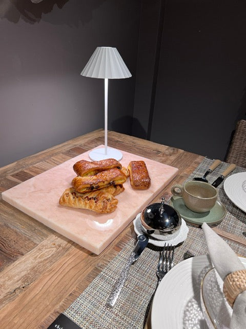 Marble Rosé - Cuttingplate - 45x35 cm - Serving plate - Tapas plate - Luxury Quarry