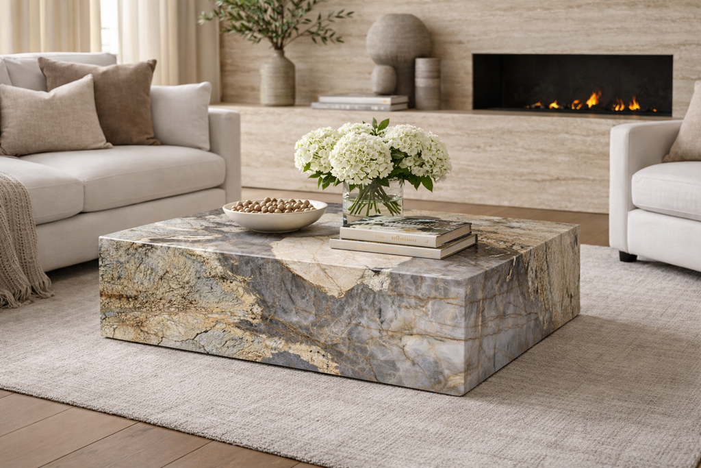 Luxury Quarry PATAGONIA Quartzite Coffee Table 120 × 80 × 40 cm - Luxury Quarry