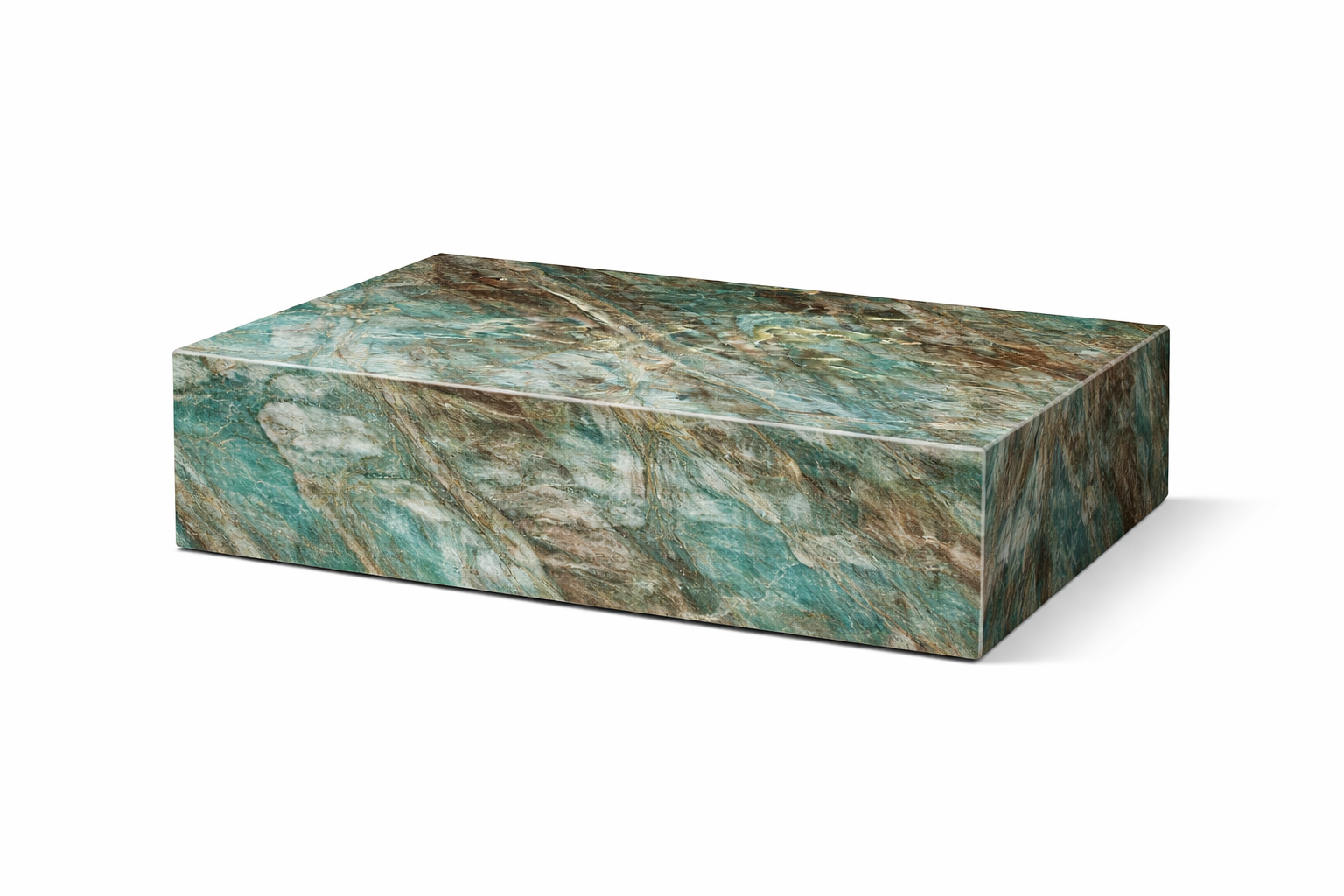 Luxury Quarry EUPHORIA GREEN Quartzite Coffee Table 120 × 80 × 40 cm