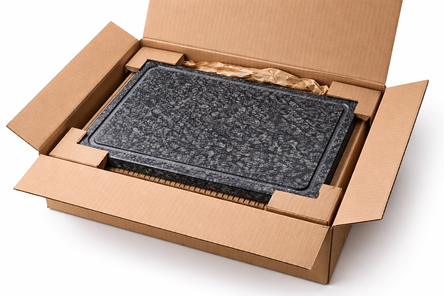 Granite Cutting Board with Juice Groove 40 x 30 x 2 cm - Luxury Quarry