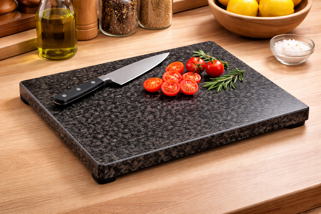Granite Cutting Board – 45 x 35 cm Premium Stone Kitchen Board - Luxury Quarry