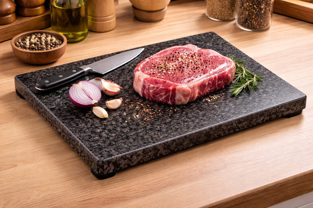 Granite Cutting Board – 45 x 35 cm Premium Stone Kitchen Board - Luxury Quarry