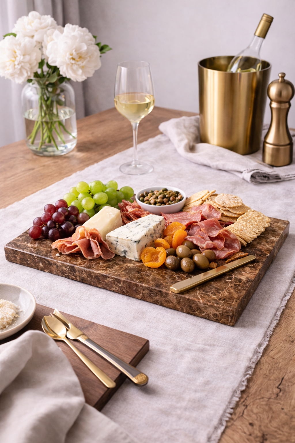 Marble Emperador Cutting & Serving Board - Luxury Quarry