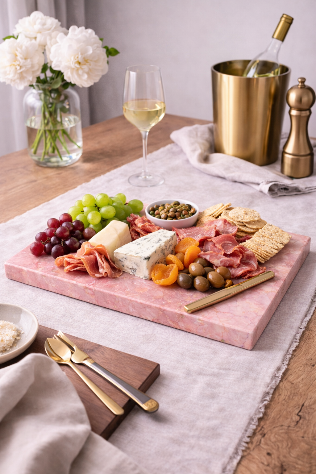 Marble Rosé Cutting & Serving Board - Luxury Quarry