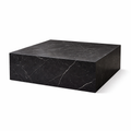 Luxury Quarry Black Marble Coffee Table – Nero Marquina marble 120x80x40 cm - Luxury Quarry
