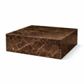 Luxury Quarry Emperador Marble Coffee Table 120 × 80 × 40 cm - Luxury Quarry