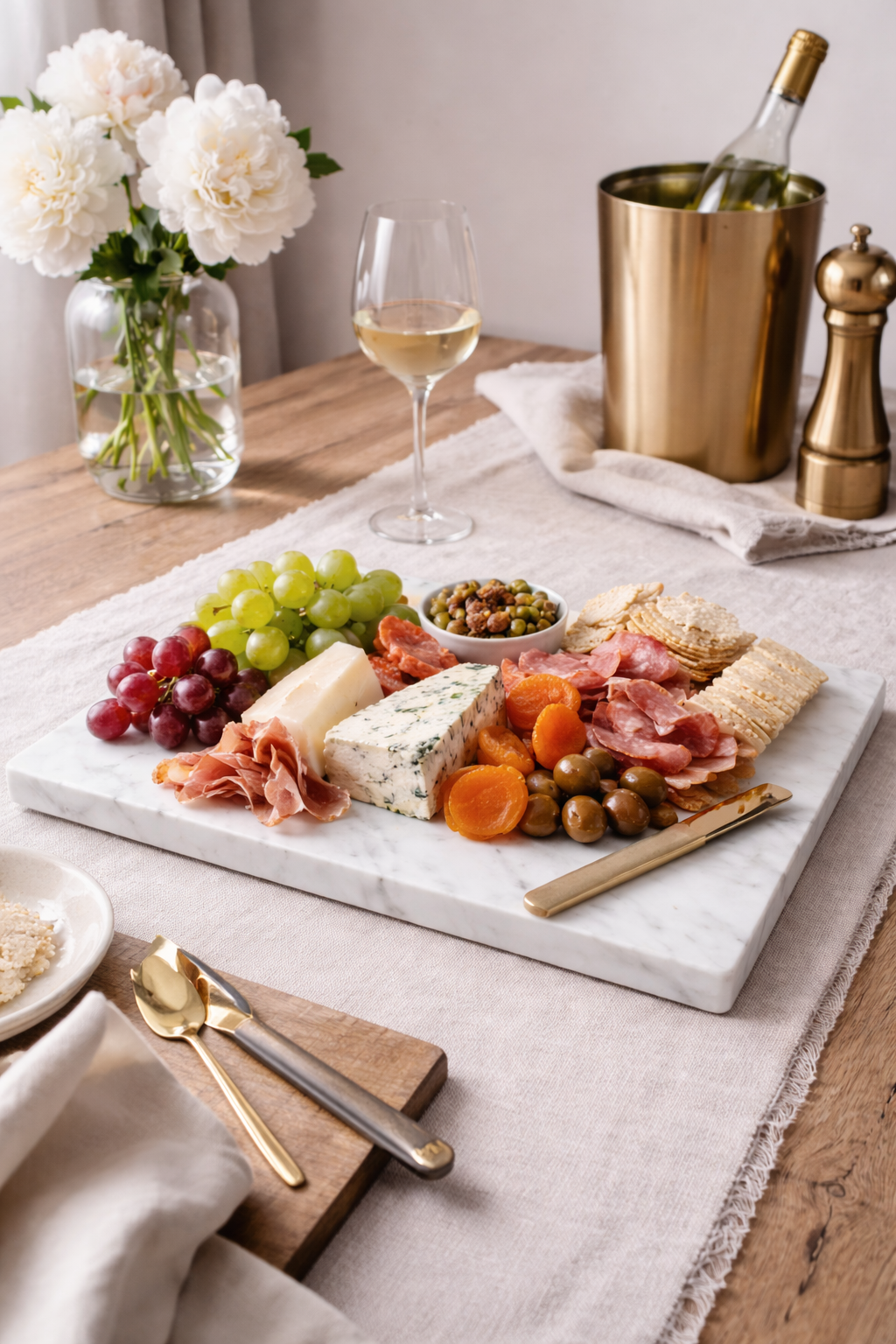 Carrara Marble Cutting & Serving Board - Luxury Quarry
