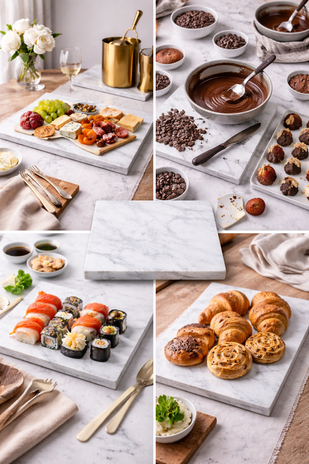 Carrara Marble Cutting & Serving Board