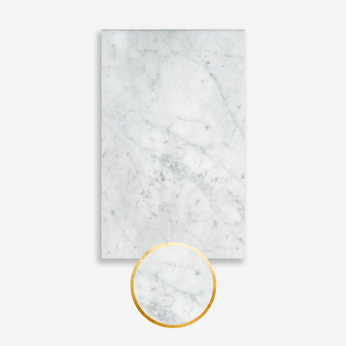 Marble White Carrara - Cuttingplate - 45x35 cm - Serving plate - Tapas plate